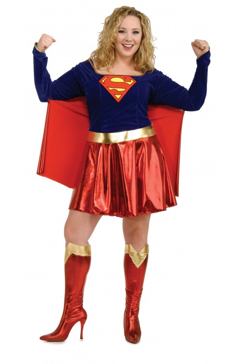 Déguisement adulte Super Girl™ Grande Taille : Vente de déguisements  Superman et Déguisement adulte Super Girl™ Grande Taille
